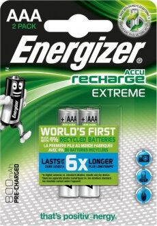 Energizer Recharge Extreme AAA 800 mAh 2'li İnce Kalem Pil kullananlar yorumlar